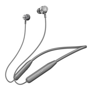 boAt 2025 Launch Rockerz 113, 40H Battery, Dual Pair, Fast Charge, ENx Tech, Stream Ad Free Music via App Support, Magnetic Buds, Bluetooth Neckband, Wireless with Mic in Ear Earphones (Ash Grey)